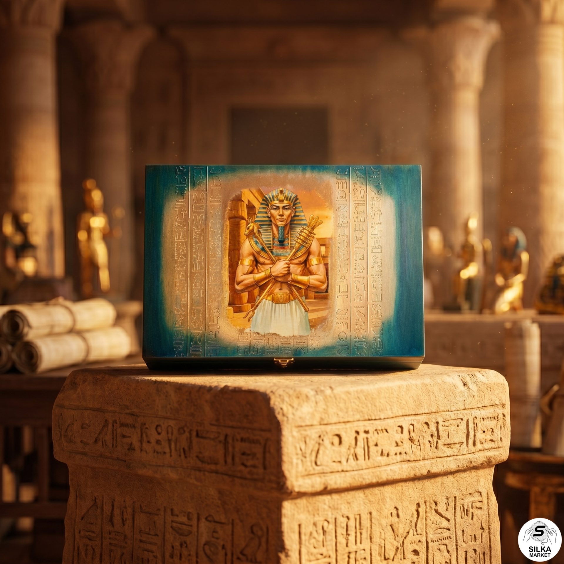 Eternal Nile - Luxury Resin Chess Artifact